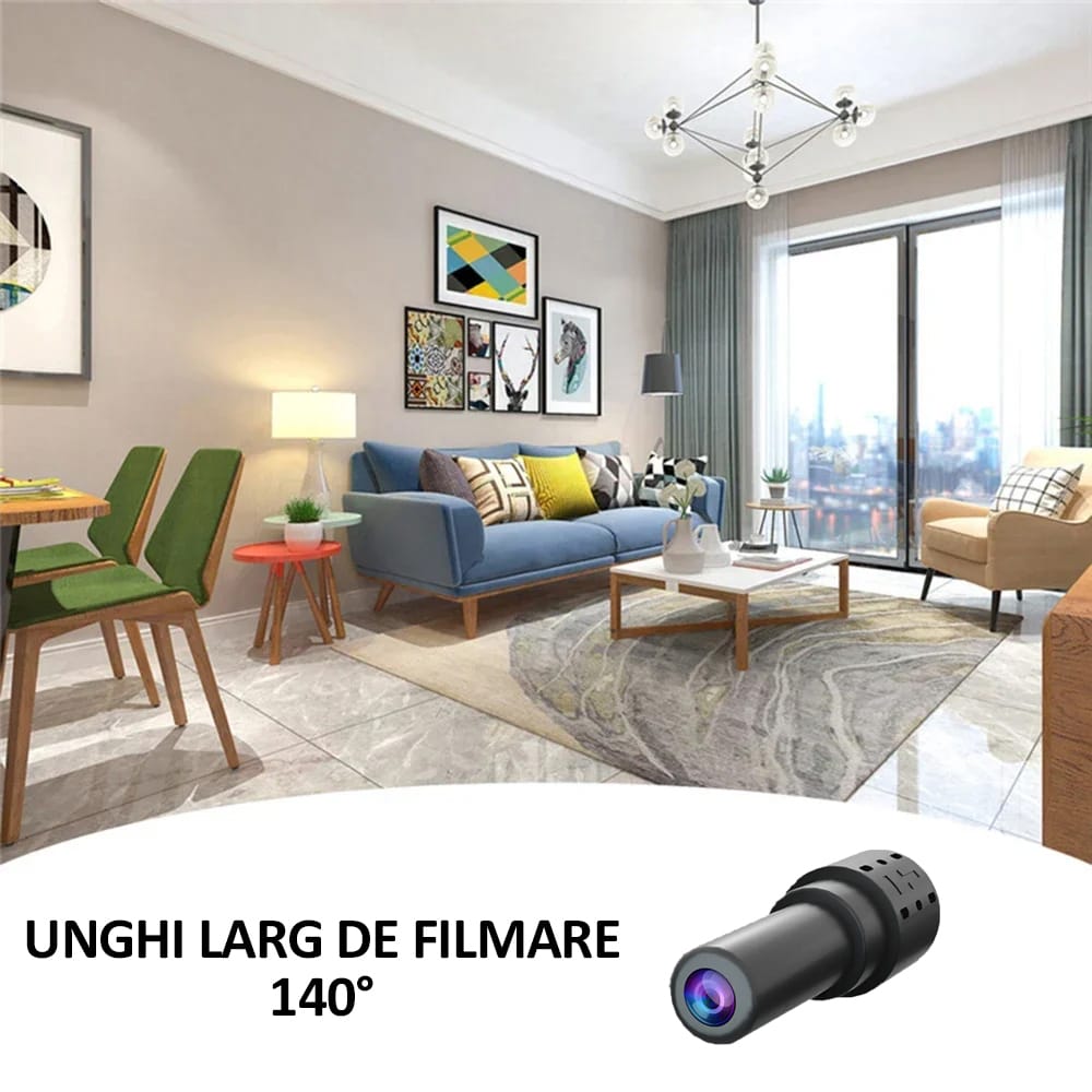 Mini camera de supraveghere WiFi, NEXTLY, FULL HD 1080p. pentru
