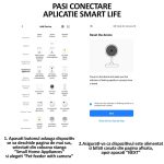 Hranitor automat pentru caini si pisici, NEXTLY, WiFi, Camera video FullHD, capacitate 3L, aplicatie telefon Smart Life, sunet hranire, programabil, control de la distanta, alimentare dubla, functii m - imagine 13