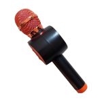 Microfon wireless pentru karaoke, NEXTLY, boxa bluetooth incorporata, efecte de schimbare a vocii, redare muzica, usb, card sd, mufa jack 3.5mm, incarcare micro-usb, negru-portocaliu, v11 - imagine 5