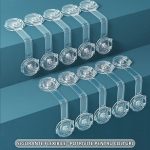 Set 20 sigurante usi pentru copii NEXTLY, sistem blocare dulapuri, sertare, mobilier, geamuri, flexibile si rigide, pentru colturi si suprafete drepte, transparente - imagine 5