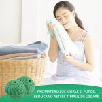 Minge pentru masina de spalat NEXTLY, reduce depunerile de calcar si rugina, elimina mirosurile neplacute si bacteriile, reutilizabila, verde - imagine 4