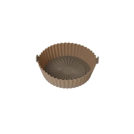 Forma din silicon NEXTLY pentru AirFryer, microunde, cuptor, tigai, reutilizabila, usor de spalat, maro