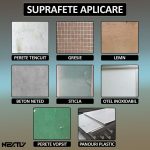 Set 10 x tapet autoadeziv 3D NEXTLY, design caramida. pentru perete sau tavan, waterproof, ajustabil, adeziv puternic, usor de montat, suprafata acoperire 5.3 mp, 70x77 cm, cod 61 - imagine 4