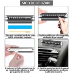 Suport numar de telefon pentru parcare auto NEXTLY, rezistent la temperaturi ridicate/scazute, lipire cu banda dublu adeziva, ajustarea numerelor prin sistem de glisare, portocaliu - imagine 7