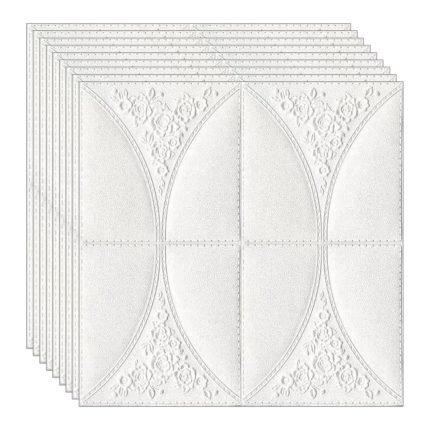 Set 30 x tapet autoadeziv 3D NEXTLY, design modern, floral, pentru perete sau tavan, waterproof, ajustabil, adeziv puternic, usor de montat, suprafata acoperire 14.7 mp, 70x70 cm, cod 83