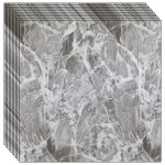 Set 40 x tapet autoadeziv 3D NEXTLY, pentru tavan/perete, design tip marmura, waterproof, ajustabil, adeziv puternic, usor de montat, suprafata acoperire 19.6MP, 70x70 cm, argintiu-alb, cod 70