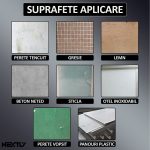 Set 100 x tapet autoadeziv 3D NEXTLY, pentru tavan/perete, design caramida, waterproof, ajustabil, adeziv puternic, usor de montat, suprafata acoperire 53MP, 70x77 cm, negru, cod 5 - imagine 5