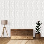 Set 20 x tapet autoadeziv 3D NEXTLY, design modern, floral, pentru perete sau tavan, waterproof, ajustabil, adeziv puternic, usor de montat, suprafata acoperire 9.8 mp, 70x70 cm, cod 83 - imagine 7