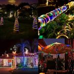 Instalatie de craciun multicolora tip banda led RGB, invelis tip furtun, NEXTLY, 10m lungime, 480 leduri, 8 jocuri de lumini, rezistenta la apa si inghet, interior exterior, pentru brad, casa, pomi, a - imagine 5