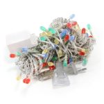 Instalatie de Craciun tip perdea NEXTLY, interconectabila, lumini LED RGB, 8 jocuri de lumini, pentru interior/usa/geam/perete, telecomanda pe fir, conectare la priza, 4x3m, 151-13, multicolora - imagine 7