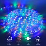 Instalatie de Craciun tip furtun cu incarcare solara NEXTLY, flexibila, leduri RGB multicolor, pentru exterior si interior, 8 moduri de iluminare, IP44, 10 m - imagine 3