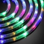 Instalatie de Craciun tip furtun cu incarcare solara NEXTLY, flexibila, leduri RGB multicolor, pentru exterior si interior, 8 moduri de iluminare, IP44, 10 m - imagine 5