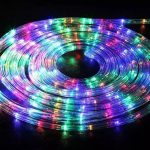 Instalatie de Craciun tip furtun cu incarcare solara NEXTLY, flexibila, leduri RGB multicolor, pentru exterior si interior, 8 moduri de iluminare, IP44, 10 m - imagine 6