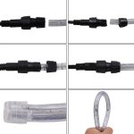 Instalatie de Craciun tip furtun NEXTLY, flexibila, leduri RGB multicolor, pentru exterior si interior, 8 moduri de iluminare, IP44, 20 m - imagine 7