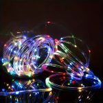 Instalatie de craciun multicolora tip banda led RGB, invelis tip furtun, NEXTLY, 10m lungime, 480 leduri, 8 jocuri de lumini, rezistenta la apa si inghet, interior exterior, pentru brad, casa, pomi, a - imagine 3
