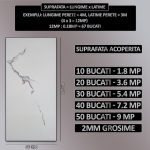 Set 20 x tapet autoadeziv imitatie marmura NEXTLY, waterproof, ajustabil, adeziv puternic, usor de montat, suprafata acoperire 3.6 mp, 30x60 cm, 2mm grosime PD909 - imagine 4