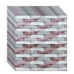 Set 30 x tapet autoadeziv 3D NEXTLY, pentru perete sau tavan, waterproof, ajustabil, adeziv puternic, usor de montat, suprafata acoperire 15.9 mp, 70x77 cm, design modern, multicolor, cod 94