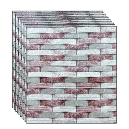 Set 30 x tapet autoadeziv 3D NEXTLY, pentru perete sau tavan, waterproof, ajustabil, adeziv puternic, usor de montat, suprafata acoperire 15.9 mp, 70x77 cm, design modern, multicolor, cod 94