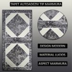 Set 30 x tapet autoadeziv imitatie marmura NEXTLY, waterproof, ajustabil, adeziv puternic, usor de montat, suprafata acoperire 5.4 mp, 30x60 cm, 2mm grosime PH004 - imagine 2