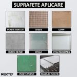 Set 30 x tapet autoadeziv 3D NEXTLY, pentru perete sau tavan, design modern, waterproof, ajustabil, adeziv puternic, usor de montat, suprafata acoperire 14.7 mp, 70x70 cm, cod 16, model floare, alb - imagine 5