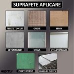 Set 50 x tapet autoadeziv 3D NEXTLY, pentru perete sau tavan, waterproof, ajustabil, adeziv puternic, usor de montat, suprafata acoperire 26.5 mp, 70x77 cm, design caramida, maro, cod 92 - imagine 5