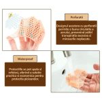 Set 4 protectii din silicon pentru picioare NEXTLY, previn durerile/bataturile, lavabile, reutilizabile, anti-alunecare, elastice, potrivite pentru orice incaltaminte, marime universala, crem - imagine 5