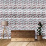 Set 20 x tapet autoadeziv 3D NEXTLY, pentru perete sau tavan, waterproof, ajustabil, adeziv puternic, usor de montat, suprafata acoperire 10.6 mp, 70x77 cm, design modern, multicolor, cod 94 - imagine 7