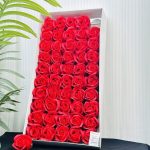 Set 50 trandafiri din sapun NEXTLY, parfumati, ideali pentru cadouri, aranjamente florale, decorarea si parfumarea spatiilor, relaxare si ingrijire personala, rosu - imagine 6