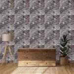 Set 50 x tapet autoadeziv 3D NEXTLY, pentru perete sau tavan, waterproof, ajustabil, adeziv puternic, usor de montat, suprafata acoperire 26.5 mp, 70x77 cm, design caramida, maro, cod 92 - imagine 7