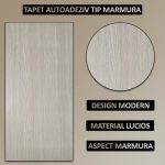 Set 20 x tapet autoadeziv imitatie marmura NEXTLY, waterproof, ajustabil, adeziv puternic, usor de montat, suprafata acoperire 3.6 mp, 30x60 cm, 2mm grosime PM007 - imagine 2