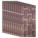 Set 20 x tapet autoadeziv imitatie marmura NEXTLY, waterproof, ajustabil, adeziv puternic, usor de montat, suprafata acoperire 3.6 mp, 30x60 cm, 2mm grosime PZ6603