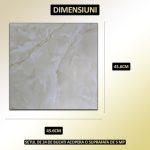 Set 24 x placi din PVC autoadezive pentru podea/perete NEXTLY, reutilizabile, waterproof, ajustabile, adeziv puternic, usor de montat, suprafata acoperire 5 mp, 45.6 x 45.6 cm, 1.5 mm grosime ALM-2-4 - imagine 6