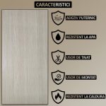 Set 20 x tapet autoadeziv imitatie marmura NEXTLY, waterproof, ajustabil, adeziv puternic, usor de montat, suprafata acoperire 3.6 mp, 30x60 cm, 2mm grosime PM007 - imagine 3