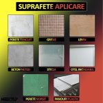 Set 40 x tapet autoadeziv 3D NEXTLY, pentru perete sau tavan, waterproof, ajustabil, adeziv puternic, usor de montat, suprafata acoperire 21.2 mp, 70x77 cm, design modern, negru multicolor, cod J7446-11 - imagine 4