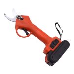 Foarfeca electrica pentru taiat NEXTLY, pentru gradina, vie, copaci, 2 acumulatori inclusi 24V, geanta transport, lame din otel, diametru taiere 25mm, accesorii incluse, rosu - imagine 10