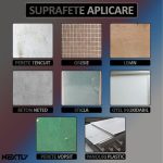 Set 50 x tapet autoadeziv 3D NEXTLY, pentru perete sau tavan, waterproof, ajustabil, adeziv puternic, usor de montat, suprafata acoperire 26.5 mp, 70x77 cm, design modern, multicolor, cod 99 - imagine 4