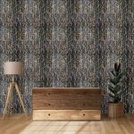 Set 50 x tapet autoadeziv 3D NEXTLY, pentru perete sau tavan, waterproof, ajustabil, adeziv puternic, usor de montat, suprafata acoperire 26.5 mp, 70x77 cm, design modern, negru multicolor, cod J7446-11 - imagine 8