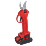 Foarfeca electrica pentru taiat NEXTLY, pentru gradina, vie, copaci, 2 acumulatori inclusi 24V, geanta transport, lame din otel, diametru taiere 25mm, accesorii incluse, rosu - imagine 7
