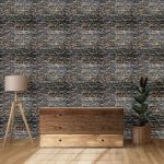 Set 40 x tapet autoadeziv 3D NEXTLY, pentru perete sau tavan, waterproof, ajustabil, adeziv puternic, usor de montat, suprafata acoperire 21.2 mp, 70x77 cm, design modern, negru multicolor, cod J7446-11 - imagine 7
