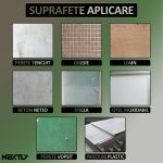Set 40 x tapet autoadeziv 3D NEXTLY, pentru perete sau tavan, waterproof, ajustabil, adeziv puternic, usor de montat, suprafata acoperire 21.2 mp, 70x77 cm, design modern, crem-verde, cod J7446-5 - imagine 4