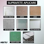 Set 100 x tapet autoadeziv 3D NEXTLY, pentru perete sau tavan, waterproof, ajustabil, suprafata acoperire 53 mp, 70x77 cm, design modern, multicolor, cod 94 - imagine 4