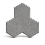 Matrita pavaj din beton NEXTLY, forma reutilizabila pentru turnat ciment pentru gradina/alei/trotuare, plastic durabil, 38x36x4.5cm, 21-17 negru - imagine 6