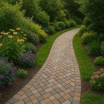 Matrita pavaj din beton NEXTLY, forma reutilizabila pentru turnat ciment pentru gradina/alei/trotuare, plastic durabil, 39x44.5x3.8cm, 21-7 negru - imagine 10