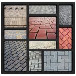 Matrita pavaj din beton NEXTLY, forma reutilizabila pentru turnat ciment pentru gradina/alei/trotuare, plastic durabil, 39x44.5x3.8cm, 21-7 negru - imagine 5