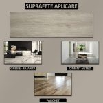 Set 36 x placi din PVC autoadezive pentru podea imitatie lemn NEXTLY, reutilizabile, waterproof, ajustabile, adeziv puternic, usor de montat, suprafata acoperire 5 mp, 91.44 x 15.24 cm, maro, K7373-12 - imagine 5