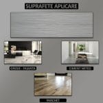 Set 36 x placi din PVC autoadezive pentru podea imitatie lemn NEXTLY, reutilizabile, waterproof, ajustabile, adeziv puternic, usor de montat, suprafata acoperire 5 mp, 91.44 x 15.24 cm, gri, K7373-2 - imagine 5