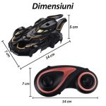 Masinuta antigravitationala cu telecomanda NEXTLY, urcare pe pereti si tavan, rotire multidirectionala 360°, incarcare prin cablu USB, negru-rosu - imagine 5