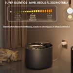 Dispenser automat de apa tip fantana pentru pisici si caini, NEXTLY, capacitate 3L, fitru de carbune activ si bumbac cu nano-bule, ultra-silentios, lumina led, alimentare USB, Alb - imagine 5