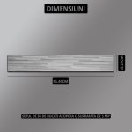 Set 36 x placi din PVC autoadezive pentru podea imitatie lemn NEXTLY, reutilizabile, waterproof, ajustabile, adeziv puternic, usor de montat, suprafata acoperire 5 mp, 91.44 x 15.24 cm, gri, K7373-10 - imagine 7
