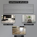 Set 36 x placi din PVC autoadezive pentru podea imitatie lemn NEXTLY, reutilizabile, waterproof, ajustabile, adeziv puternic, usor de montat, suprafata acoperire 5 mp, 91.44 x 15.24 cm, gri, K7373-8 - imagine 5
